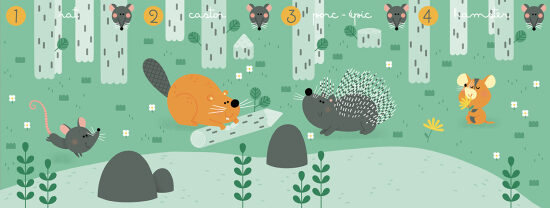 Les rongeurs - Jeu de 7 familles pour le Muséum Aquarium de Nancy