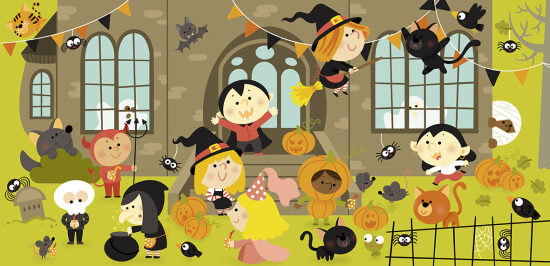 halloween - cherche et trouve