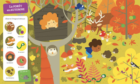 Cherche et trouve des tout-petits - Les saisons (Ed. Auzou)