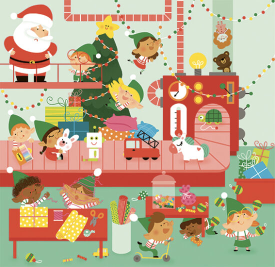 Mes aventures de Noël - la mission du Père Noël (Ed. Fleurus)